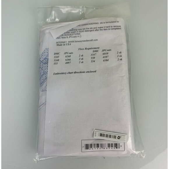 NEW Fairway Needlecraft #83245 ROSE VINE Embroidery Cross Stitch Pillowcase Kit - Picture 7 of 10